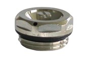 Radiatoren en ventielen - Pettinaroli Radiator Lucht vent with O-ring chromium plated 1/2 - DE-016