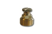 Radiatoren en ventielen - Pettinaroli Radiator Lucht vent with wheel Messing 1/8 - DE-VFB-001