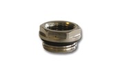 Radiatoren en ventielen - Pettinaroli Reduction with O-ring for radiator chromium plated 1/2x3/8 - DE-017