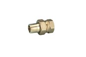 Radiatoren en ventielen - Pettinaroli Three piece straight radiator union F x m 1 Metallic seal - 701DIN-008