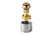 Alu pex systemen - Geberit mepla union connector for euro cone: d=16mm g=3/4 - 641.534.22.2