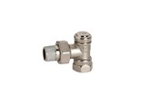 Radiatoren en ventielen - Pettinaroli Return valve angled 1/2" - 650DIN-004