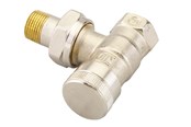Radiatoren en ventielen - Danfoss RLV 10 return coupling running at an angle - 003L0141