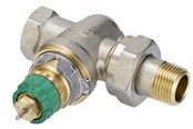 Radiatoren en ventielen - Danfoss RA-DV 10 dynamic radiator valve straight 3/8" - 013G7712