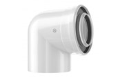 Ketels en schoorstenen - Bosch Elleboog concentrisch 87° dn80/125 - 7738112648