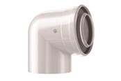 Ketels en schoorstenen - Bosch elbow concentric 87° dn60/100 - 7738112616