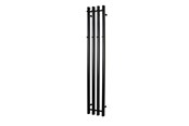 Handdoekradiatoren en accessoires - Kriss vega heated towel rail 1420x257 black - VG1424S