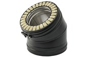 Ketels en schoorstenen - Metalbestos Hout 130 mm elbow 30° - 317522131