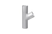 Dak en gevel - Rheinzink Aftakking pijp 60o 76/76mm - 1134274