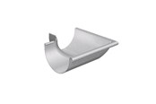 Dak en gevel - Rheinzink corner Extern 90° for half-round gutter 333x0.7m - 1115319