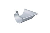 Dak en gevel - Rheinzink corner Extern 90° for half-round gutter 250x0.7m - 1115338