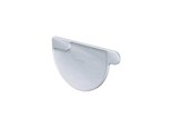 Dak en gevel - Rheinzink stopend left half-round 250 - 1131045