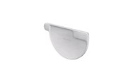 Dak en gevel - Rheinzink stopend right half-round 333 - 1131083