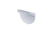 Dak en gevel - Rheinzink stopend right half-round 250 - 1131102