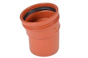 Rioolproducten - Wavin Wafix pp bend rd 110x15° - 1553340
