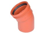 Rioolproducten - Wavin Wafix pp bend rd 110x30° - 1553341