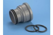 Afvoerproducten - Wavin adaptor pp/ht 110 mm grå - 1452480