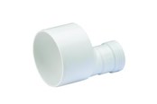 Afvoerproducten - Wavin Wafix pp reducer long 75 x 50 mm Wit - 1440720