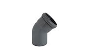 Afvoerproducten - ALIAXIS 75mm x 45° bend ht-pp - KLW-075-019-045-GD