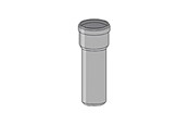 Afvoerproducten - Girpi 110mm x 250mm buis met mouwen - SMMF110