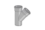 Afvoerproducten - Girpi 110mm x 78mm x 87° tak - STE11078