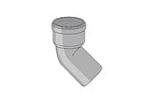 Afvoerproducten - Girpi 78mm x 45° bocht - S8M78