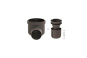 Afvoerproducten - Unidrain Drain unit w/horizontal outlet Ø75 mm incl. water trap corner drain - 2411.0075
