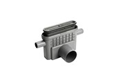 Afvoerproducten - Unidrain Outlet unit w/horizontal outlet Ø75 mm incl. water trap and two horizontal side inlets Ø40/32 mm - 1433.0075