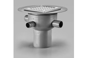 Afvoerproducten - Purus multiflex w/grate Verticaal 110 mm - 153483-116