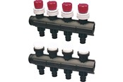 Vloerverwarming - Uponor vario plus manifold q&e w. valve ls 4x q&e 20x2.0 - 1032704