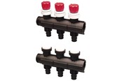 Vloerverwarming - Uponor vario plus manifold q&e w. valve ls 3x q&e 20x2.0 - 1032703