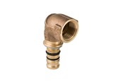 Alu pex systemen - Geberit mepla bend AV / multimedia paneel 90° with female thread: d=20mm r - 602.257.00.5