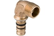 Alu pex systemen - Geberit mepla bend AV / multimedia paneel 90° with male thread: d=20mm r=3 - 602.253.00.5