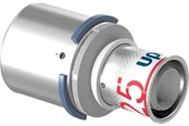 Alu pex systemen - Uponor s-press composite reducer 75 x 63 mm - 1032886