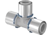 Alu pex systemen - Uponor s-press composite tee 63 x 63 x 63 mm - 1032887