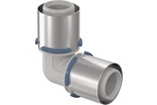 Alu pex systemen - Uponor s-press composiet elleboog 90° 63 x 63 mm - 1032877