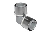 Alu pex systemen - Uponor press composite elbow ppsu 50-50 - 1046387