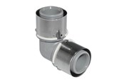 Alu pex systemen - Uponor press composite elbow ppsu 40-40 - 1046386
