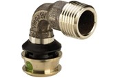 Alu pex systemen - Viega Raxofix AV / multimedia paneel elbow 90° 16 x 12 female/male - 645984
