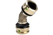 Alu pex systemen - Viega Raxofix bend 45° 25 gunmetal / glossy - 647070