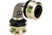 Alu pex systemen - Viega Raxofix bend 90° 40 gunmetal / glossy - 647049