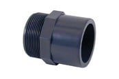 Kunststof buizen en fittingen - Gavatec polyvinylchloride male thread 75 mm x 2 - 61294074