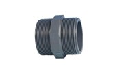 Kunststof buizen en fittingen - +GF+ Barrnipple polyvinylchloride pn10 11/4 - 721911909