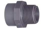 Kunststof buizen en fittingen - +GF+ Bush equal polyvinylchloride pn16 d20-1/2 - 721910706