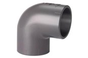 Kunststof buizen en fittingen - +GF+ Elbow 90° polyvinylchloride pn16 d50 - 721100110