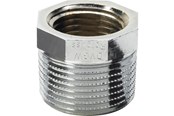 Schroefdraadfittingen - Viega Nipple socket 3/4" x 1/2" chrome plated gunmetal - 448028