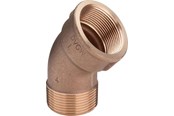 Schroefdraadfittingen - Viega Elleboog 45° vrouwelijk/mannelijk 2 gunmetal - 650711