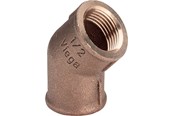Schroefdraadfittingen - Viega Elleboog 45° 34 gunmetal - 320645