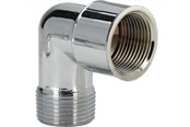 Schroefdraadfittingen - Viega Angle 90° 3/4" sleeve/nipple brass chrome-plated - 107758