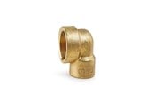 Schroefdraadfittingen - Isiflo Elbow Messing 90° female/female 38 - 5010009